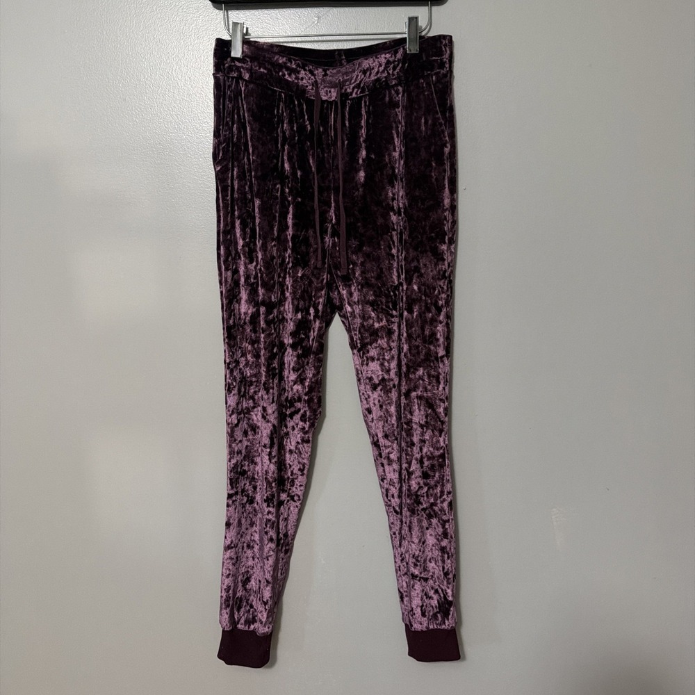 secret treasures pajama pants Small Purple Velour
